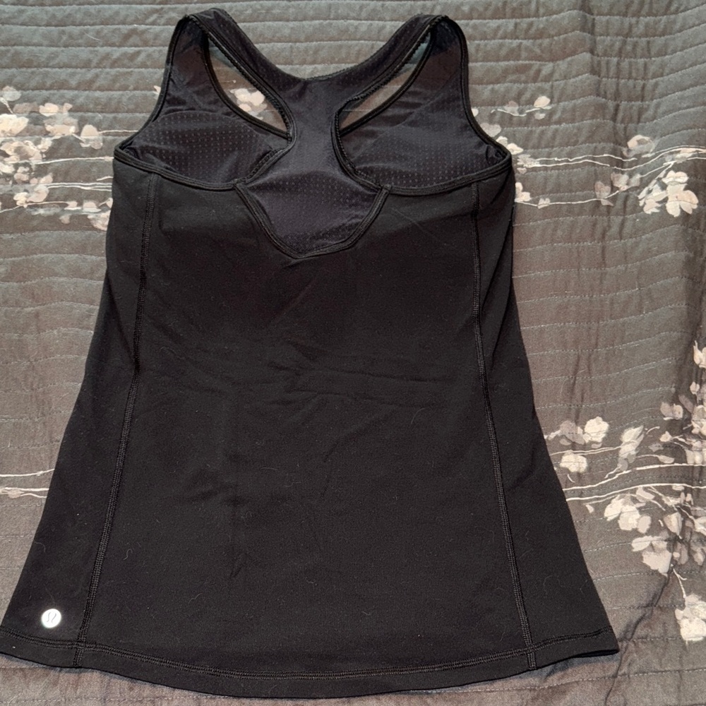 Black Racerback Tank Top - Picture 2 of 4